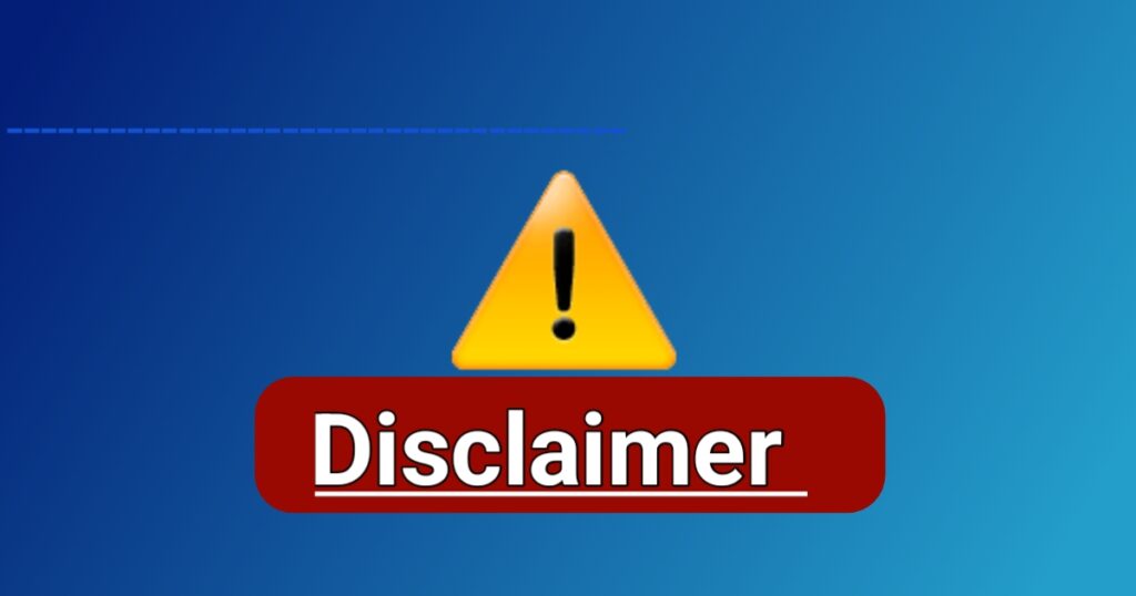 Disclaimer